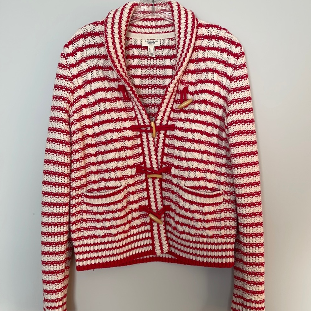 Lands’ End Canvas Holiday Sweater- Excellent Used Condition